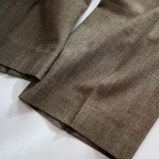画像7: 90's nordstrom by Clifford Ltd. WOOL CHECK TUCK SLACKS 【W34 x L28.5 程度】 (7)
