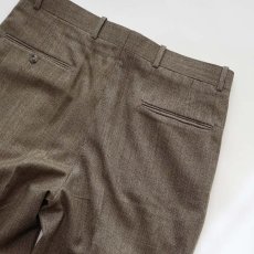 画像6: 90's nordstrom by Clifford Ltd. WOOL CHECK TUCK SLACKS 【W34 x L28.5 程度】 (6)