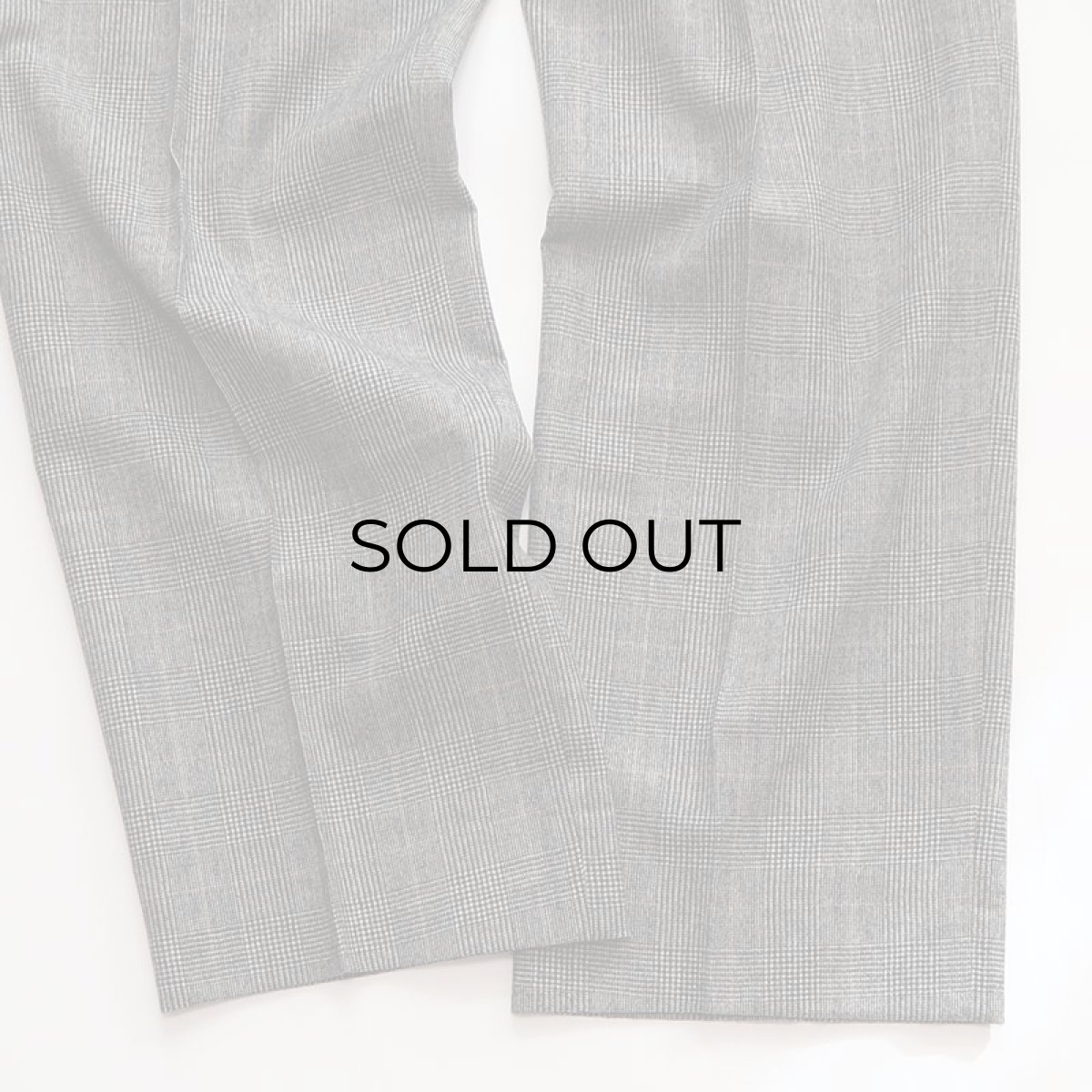 画像5: 〜90's AKA EDDIE BAUER WOOL GLEN CHECK TUCK SLACKS "MADE IN USA"【W33 x L31 程度】 (5)