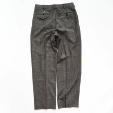 画像3: 〜90's AKA EDDIE BAUER WOOL GLEN CHECK TUCK SLACKS "MADE IN USA"【W33 x L31 程度】 (3)
