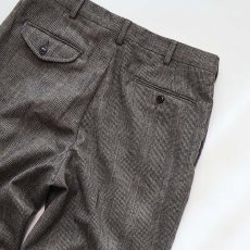 画像6: 〜90's AKA EDDIE BAUER WOOL GLEN CHECK TUCK SLACKS "MADE IN USA"【W33 x L31 程度】 (6)