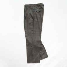 画像2: 〜90's AKA EDDIE BAUER WOOL GLEN CHECK TUCK SLACKS "MADE IN USA"【W33 x L31 程度】 (2)