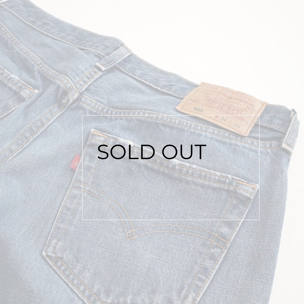画像14: LEVI'S 501 DENIM PANTS "made in USA" 【W34 x L34.5 程度】 (14)