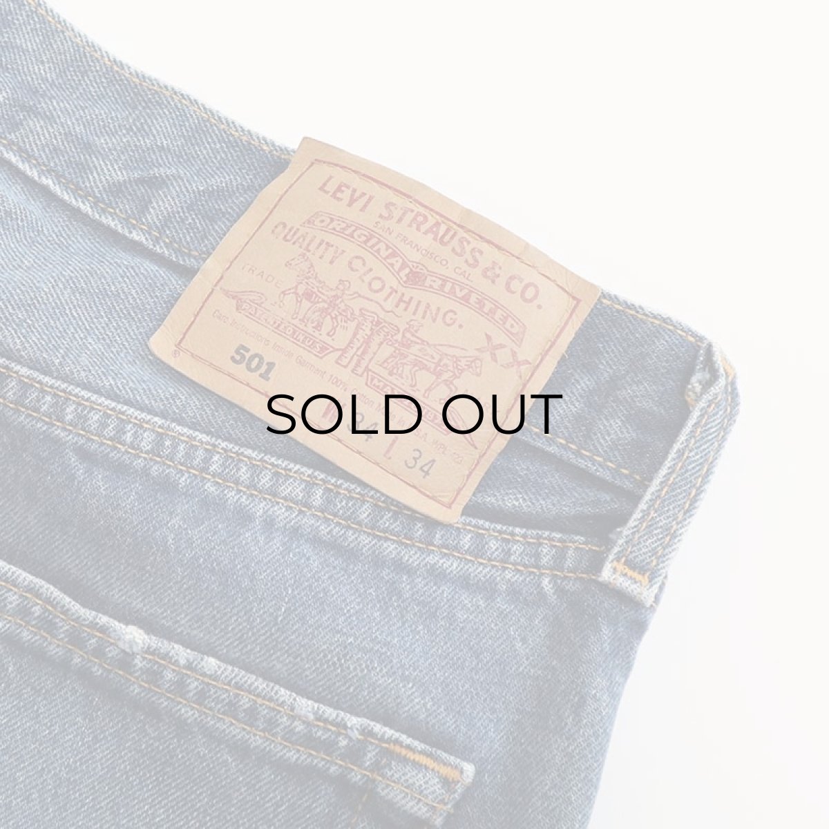 画像7: LEVI'S 501 DENIM PANTS "made in USA" 【W34 x L34.5 程度】 (7)