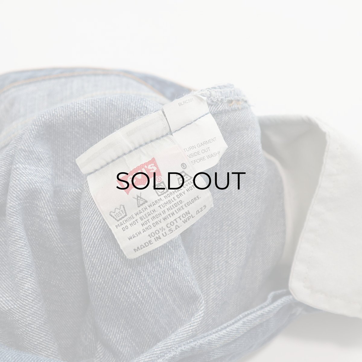 画像10: LEVI'S 501 DENIM PANTS "made in USA" 【W34 x L34.5 程度】 (10)