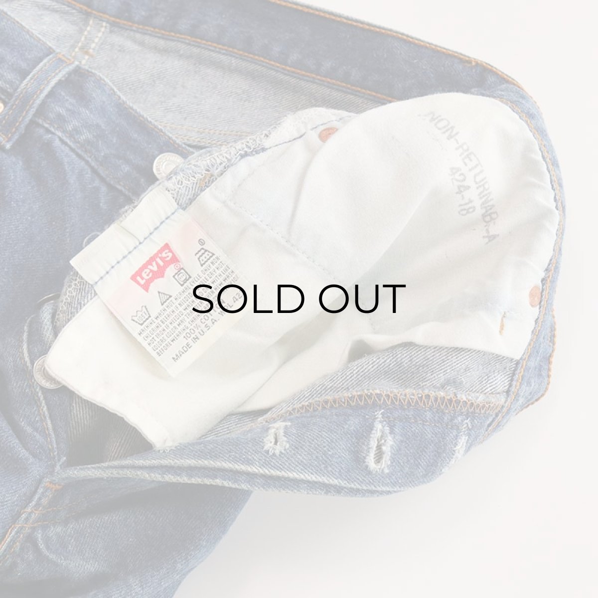 画像9: LEVI'S 501 DENIM PANTS "made in USA" 【W33 x L31.5 程度】 (9)