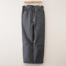 画像2: LEVI'S 501 BLACK DENIM PANTS "made in USA" 【W36 x L33 程度】 (2)