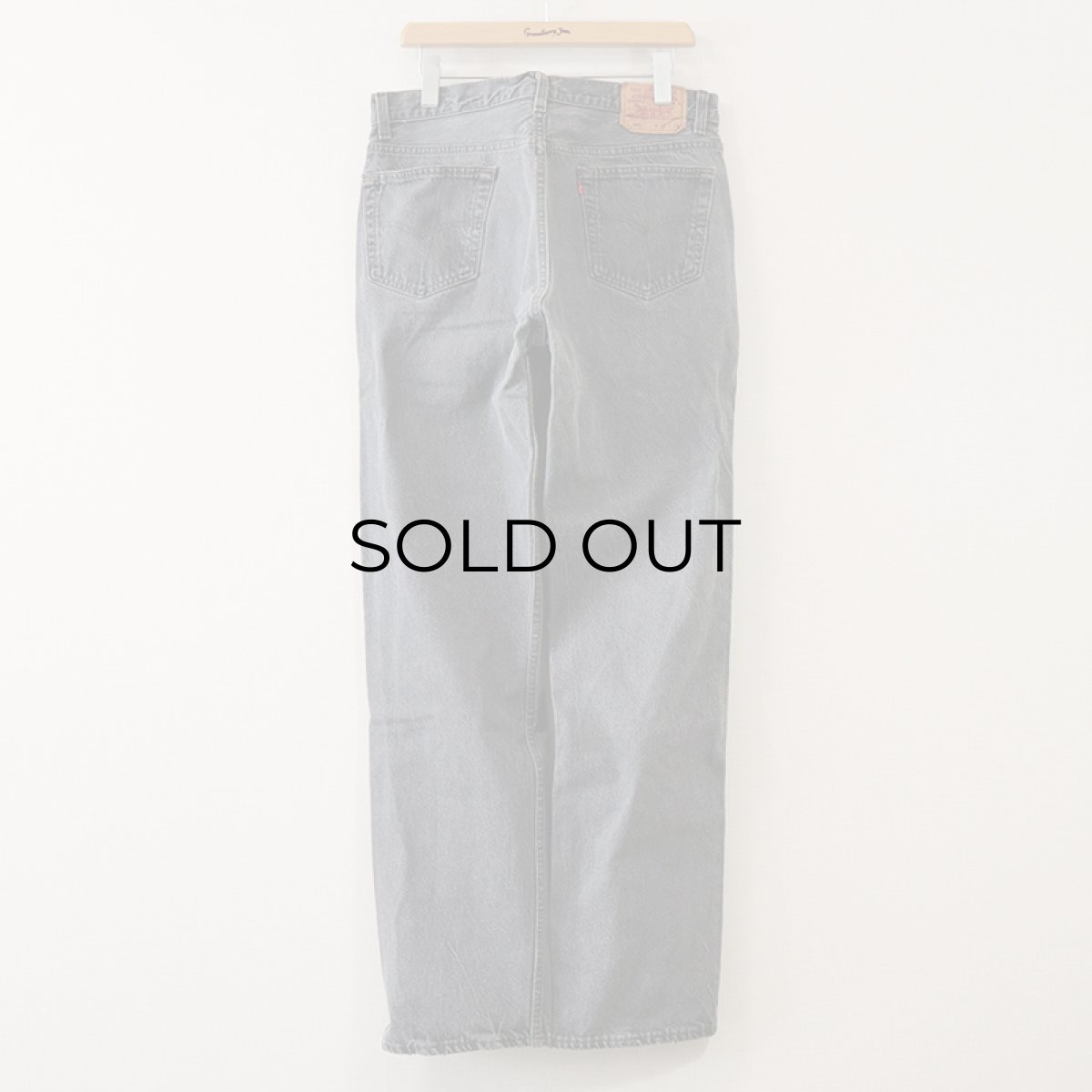 画像3: LEVI'S 501 BLACK DENIM PANTS "made in USA" 【W36 x L33 程度】 (3)