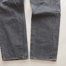 画像5: LEVI'S 501 BLACK DENIM PANTS "made in USA" 【W36 x L33 程度】 (5)