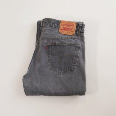 画像1: LEVI'S 501 BLACK DENIM PANTS "made in USA" 【W36 x L33 程度】 (1)