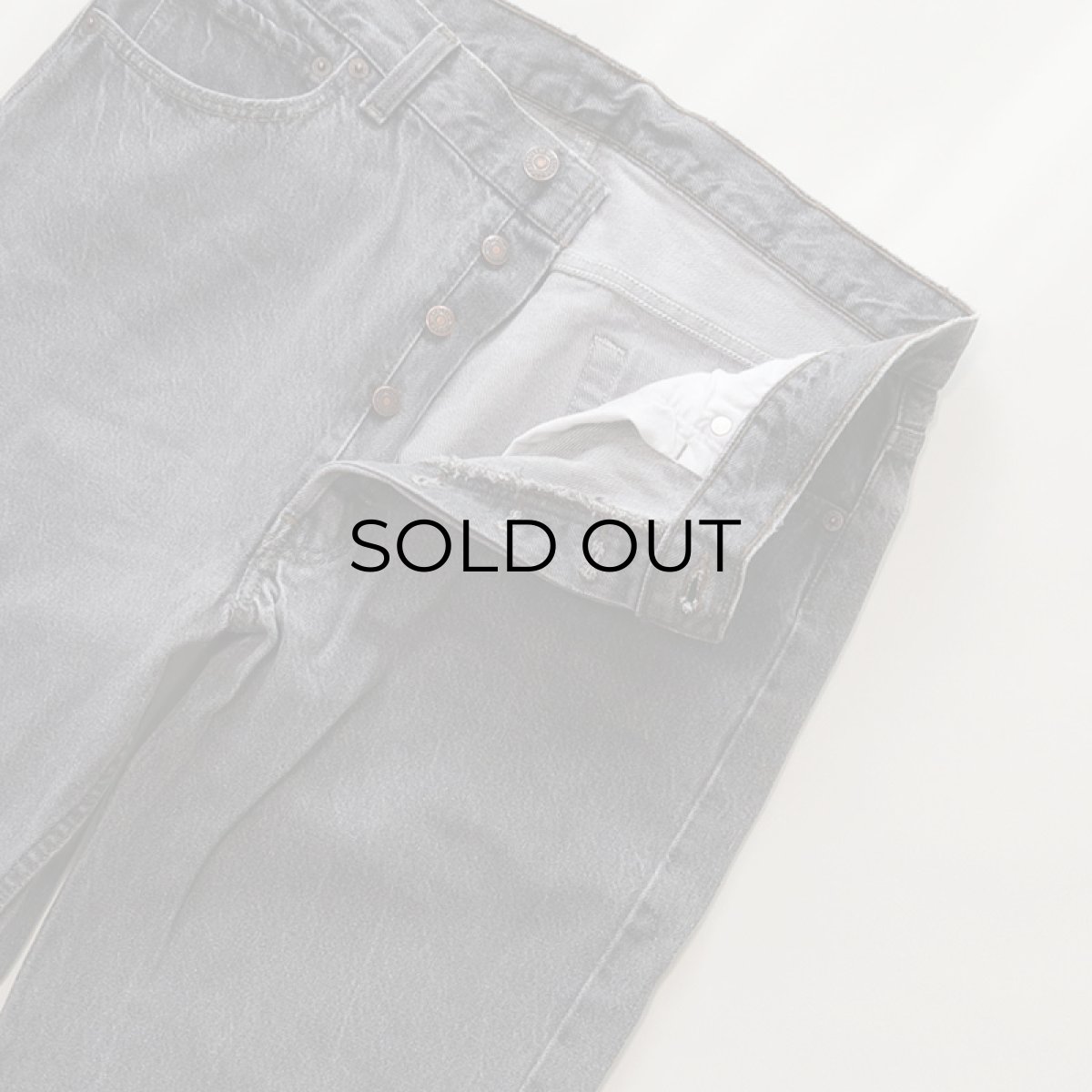 画像4: LEVI'S 501 BLACK DENIM PANTS "made in USA" 【W36 x L33 程度】 (4)