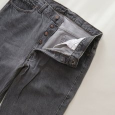 画像4: LEVI'S 501 BLACK DENIM PANTS "made in USA" 【W36 x L33 程度】 (4)