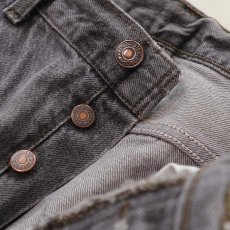 画像8: LEVI'S 501 BLACK DENIM PANTS "made in USA" 【W36 x L33 程度】 (8)