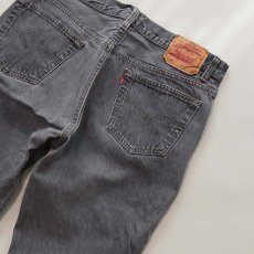 画像6: LEVI'S 501 BLACK DENIM PANTS "made in USA" 【W36 x L33 程度】 (6)