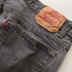 画像7: LEVI'S 501 BLACK DENIM PANTS "made in USA" 【W36 x L33 程度】 (7)