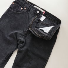 画像5: LEVI'S 517 BLACK DENIM BOOTS CUT PANTS "made in USA" 【W30 程度】 (5)