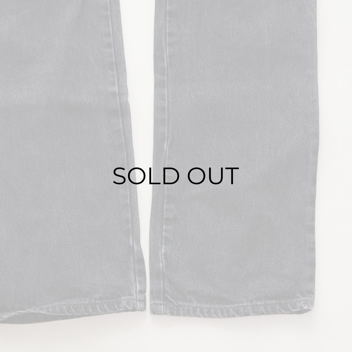 画像7: LEVI'S 517 BLACK DENIM BOOTS CUT PANTS "made in USA" 【W30 程度】 (7)