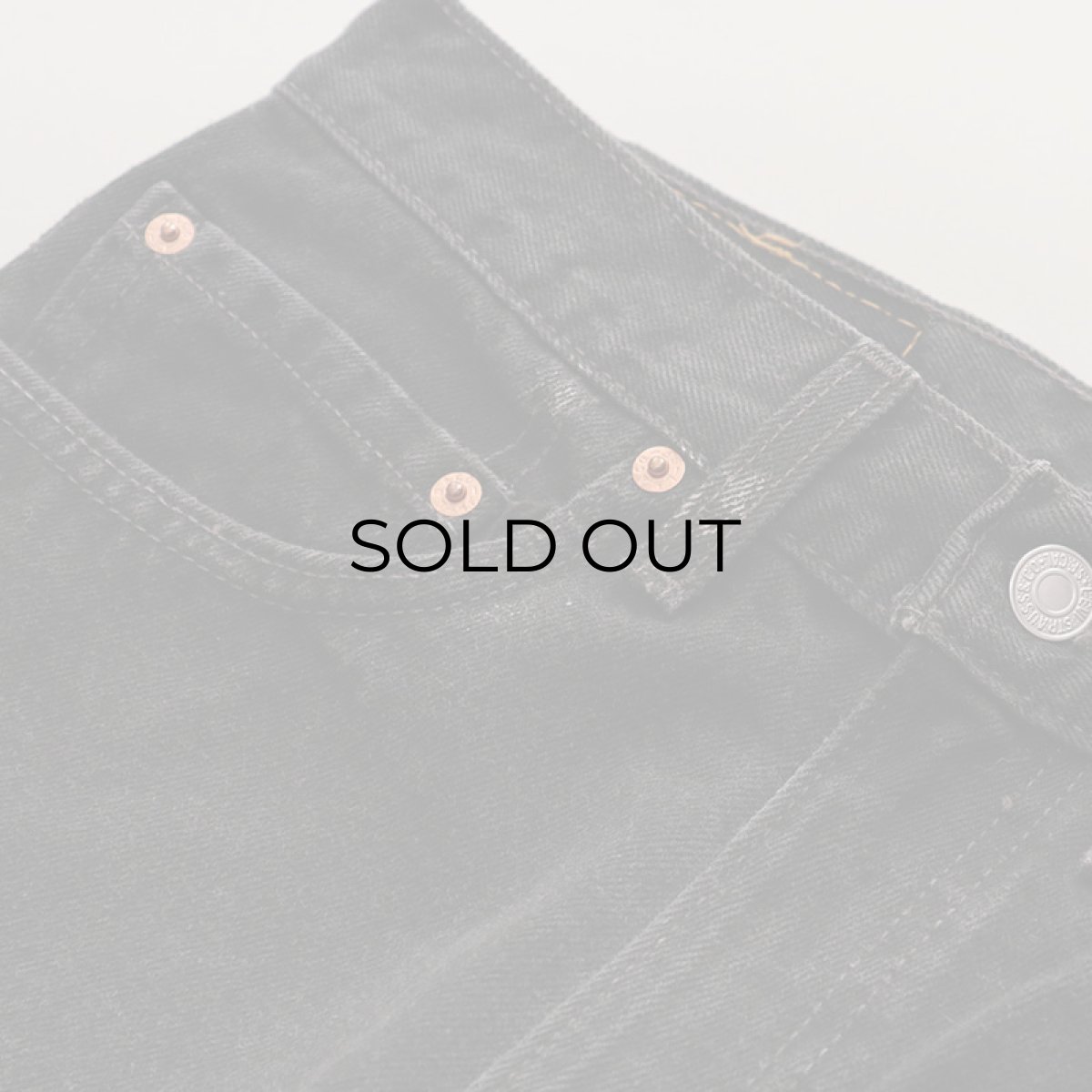 画像5: LEVI'S 517 BLACK DENIM BOOTS CUT PANTS "made in USA" 【W31 程度】 (5)