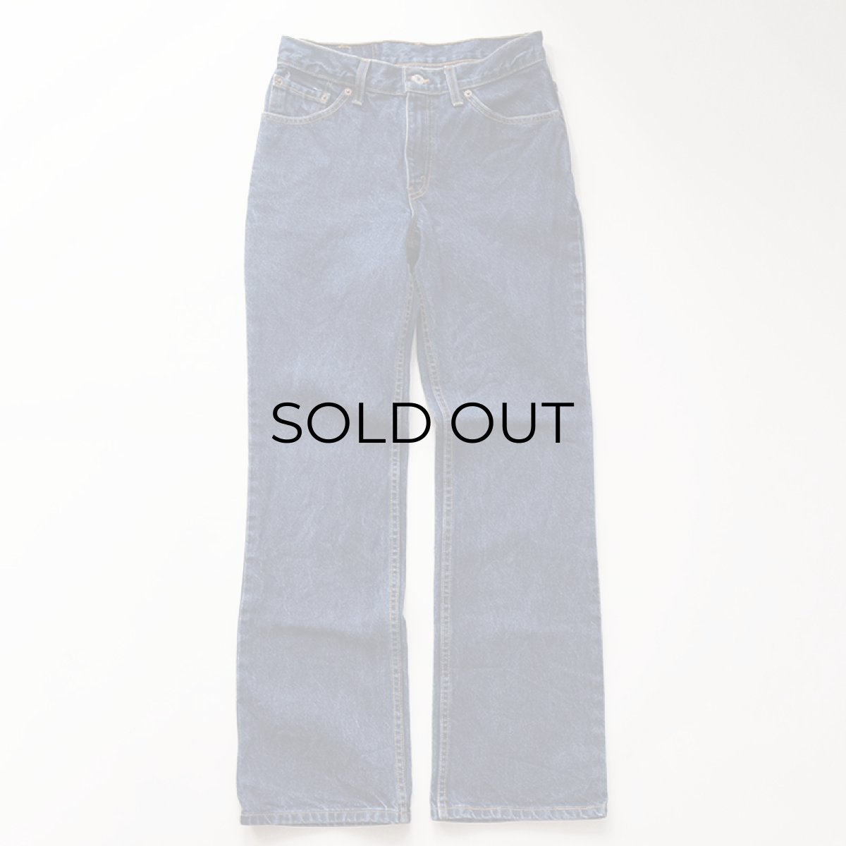 画像2: LEVI'S 517 DENIM BOOTS CUT PANTS "made in USA" 【W31 程度】 (2)
