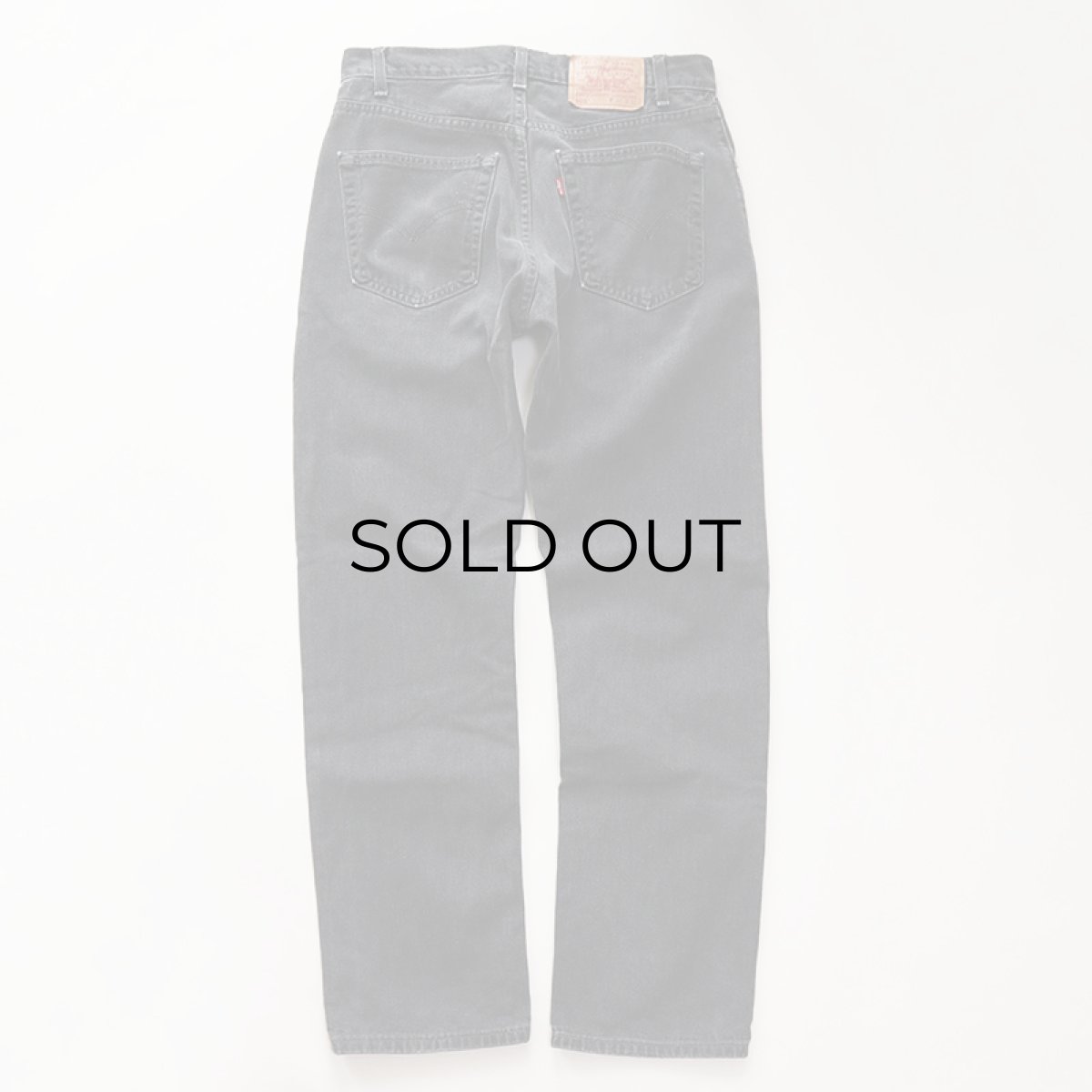 画像4: LEVI'S 505 BLACK DENIM PANTS "made in CANADA" 【W32 程度】 (4)