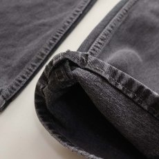 画像10: LEVI'S 505 BLACK DENIM PANTS "made in CANADA" 【W32 程度】 (10)
