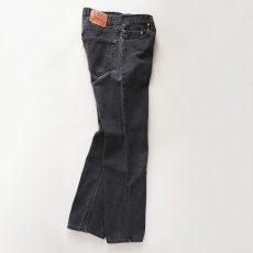 画像3: LEVI'S 505 BLACK DENIM PANTS "made in CANADA" 【W32 程度】 (3)