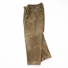 画像2: Faconnable COTTON WIDE WALE CORDUROY TUCK PANTS【W33 x L29 程度】 (2)