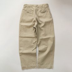 画像3: 60's US ARMY COTTON KHAKI TROUSERS 【W31 程度】 (3)