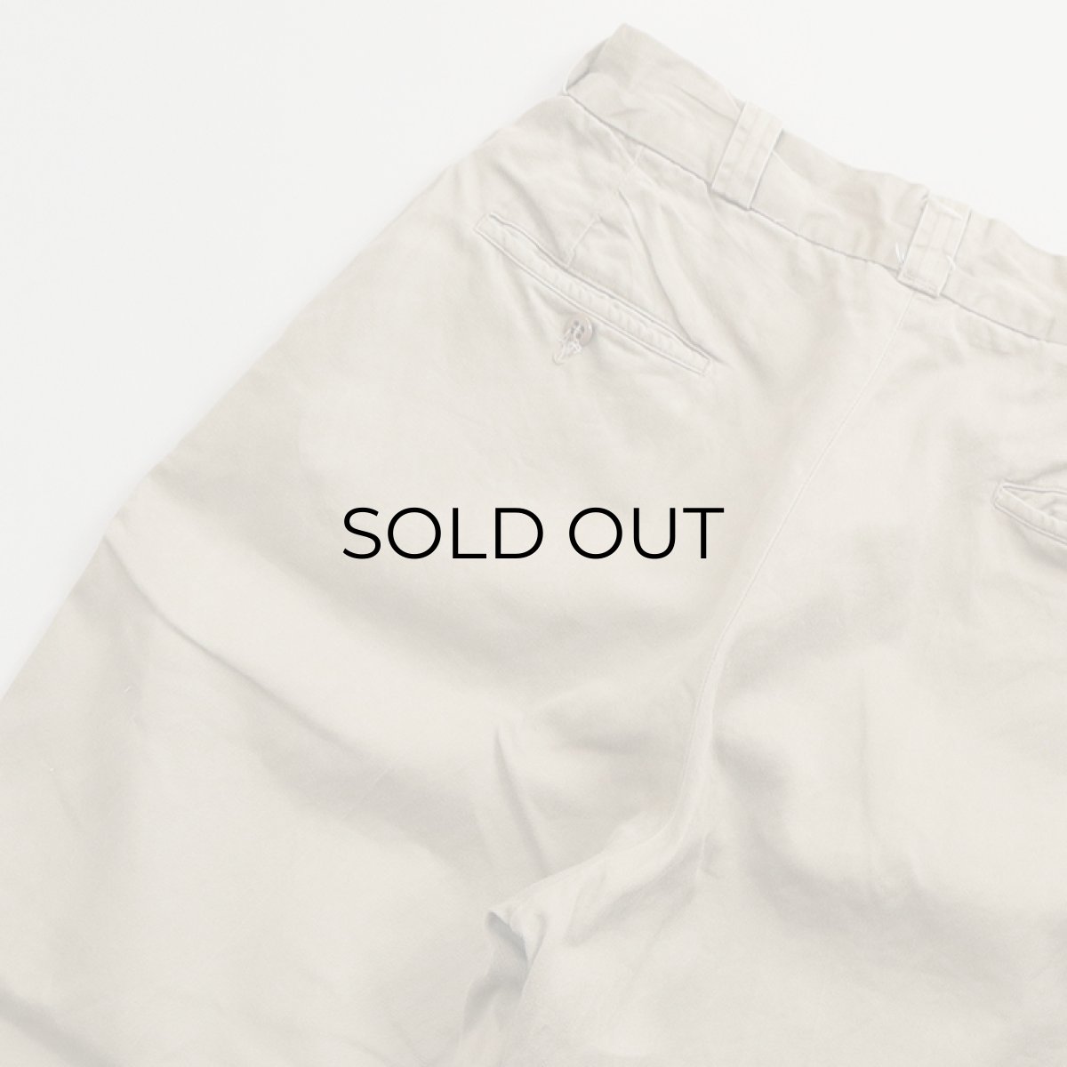 画像6: 60's US ARMY COTTON KHAKI TROUSERS 【W31 程度】 (6)