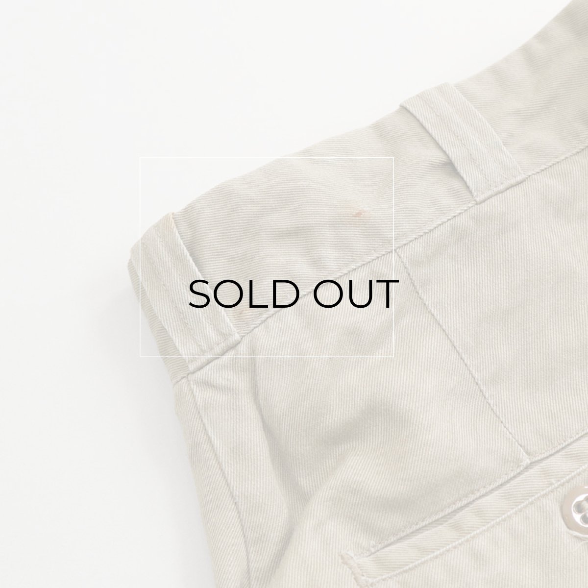 画像11: 60's US ARMY COTTON KHAKI TROUSERS "TAPERED CUSTOM" 【W30 程度】 (11)