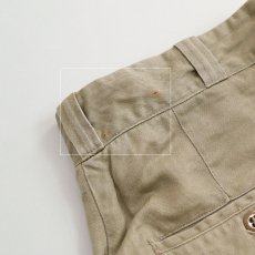 画像11: 60's US ARMY COTTON KHAKI TROUSERS "TAPERED CUSTOM" 【W30 程度】 (11)