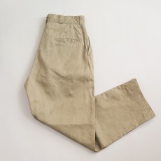 画像1: 60's US ARMY COTTON KHAKI TROUSERS "TAPERED CUSTOM" 【W30 程度】 (1)