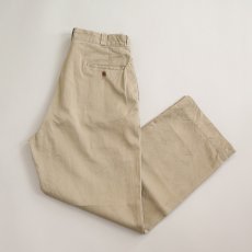 画像1: 50's US ARMY COTTON KHAKI TROUSERS 【W32 程度】 (1)