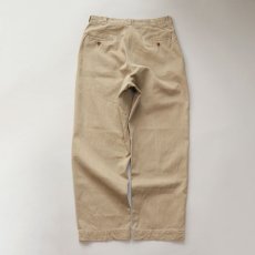 画像3: 50's US ARMY COTTON KHAKI TROUSERS 【W32 程度】 (3)