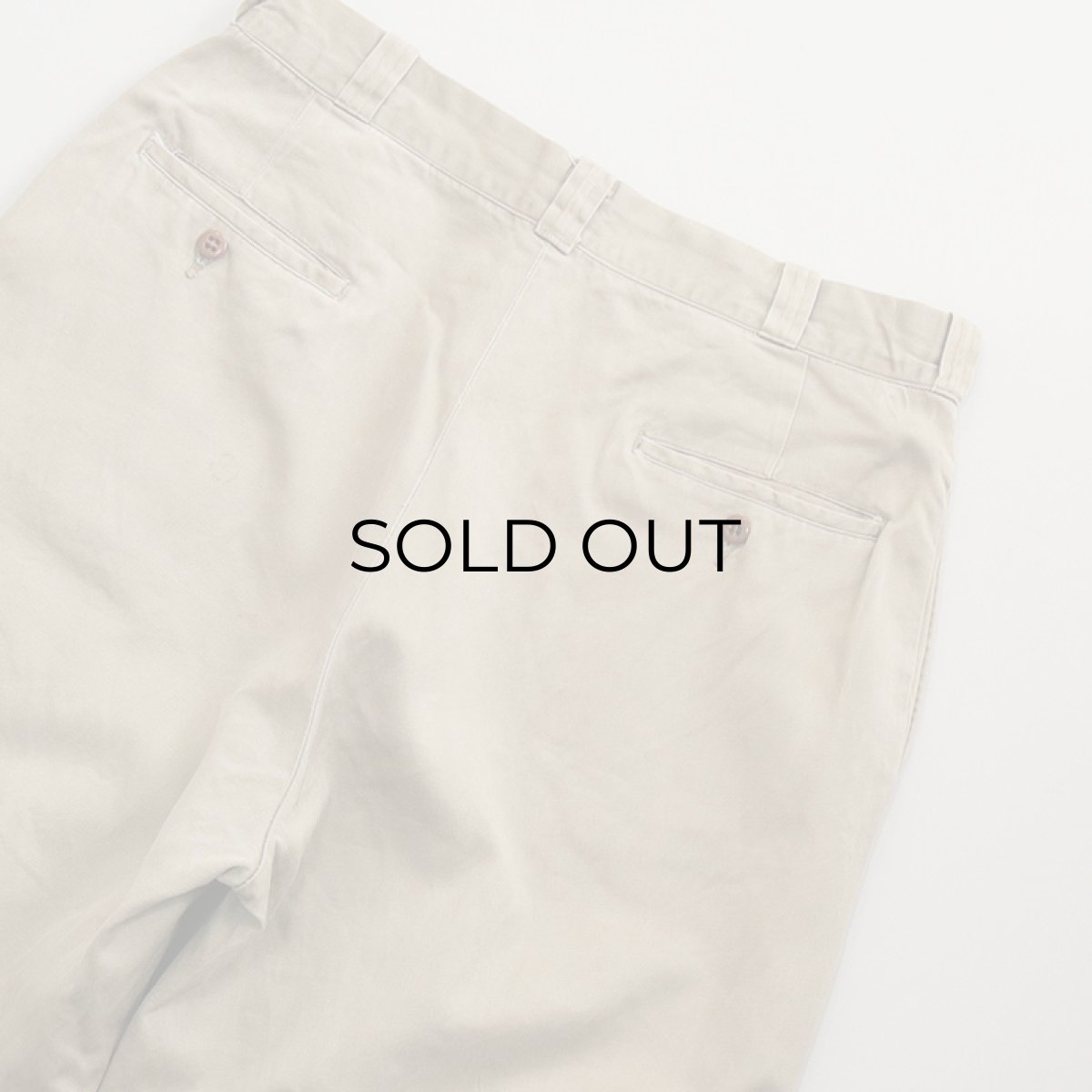 画像8: 50's US ARMY COTTON KHAKI TROUSERS 【W32 程度】 (8)