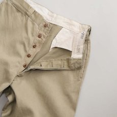 画像4: 50's US ARMY COTTON KHAKI TROUSERS 【W32 程度】 (4)