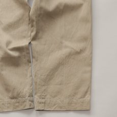 画像7: 50's US ARMY COTTON KHAKI TROUSERS 【W32 程度】 (7)