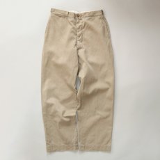 画像2: 50's US ARMY COTTON KHAKI TROUSERS 【W32 程度】 (2)