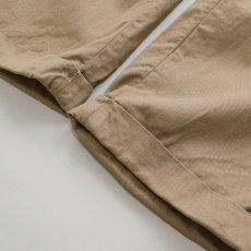 画像7: 〜50's UNKNOWN BRAND COTTON TWILL TUCK WORK PANTS 【W28 程度】 (7)