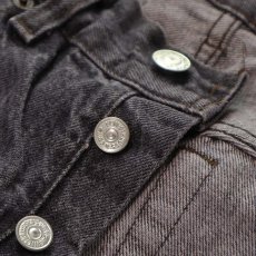 画像7: 80's LEVI'S 501 BLACK DENIM PANTS "made in USA" "INSEAM SINGLE"【W28 x L30 程度】 (7)