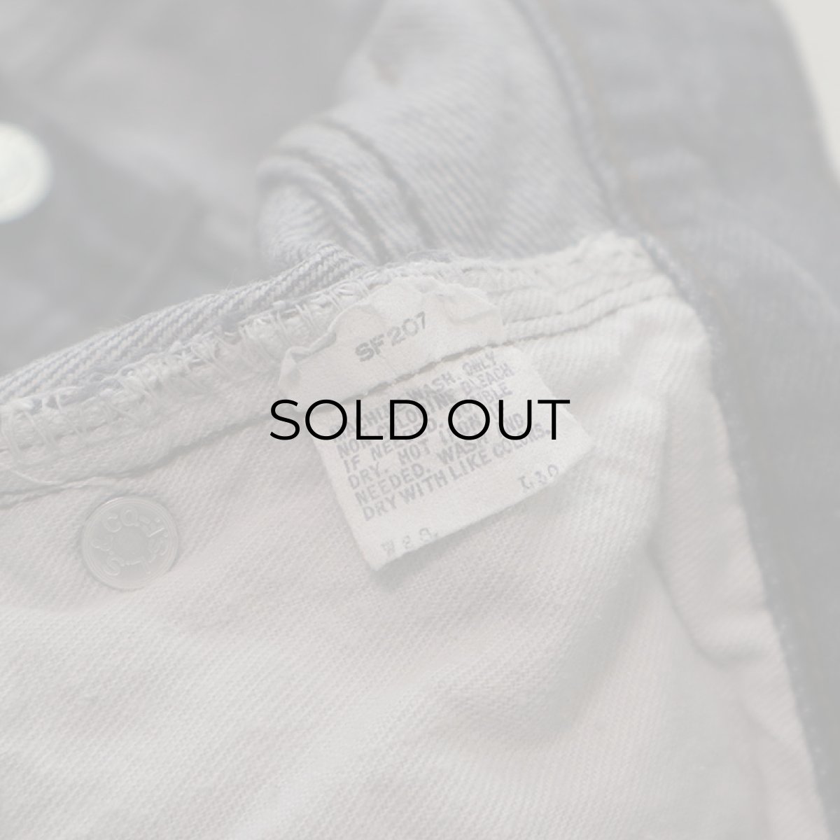 画像9: 80's LEVI'S 501 BLACK DENIM PANTS "made in USA" "INSEAM SINGLE"【W28 x L30 程度】 (9)