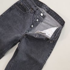 画像4: 80's LEVI'S 501 BLACK DENIM PANTS "made in USA" "INSEAM SINGLE"【W28 x L30 程度】 (4)