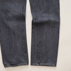 画像5: 80's LEVI'S 501 BLACK DENIM PANTS "made in USA" "INSEAM SINGLE"【W28 x L30 程度】 (5)