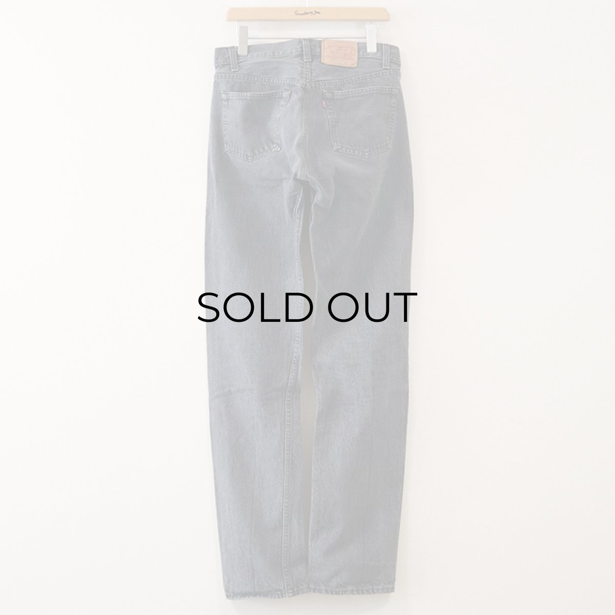 画像3: 80's LEVI'S 501 BLACK DENIM PANTS "made in USA"【W33 x L36 程度】 (3)