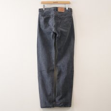 画像3: 80's LEVI'S 501 BLACK DENIM PANTS "made in USA"【W33 x L36 程度】 (3)