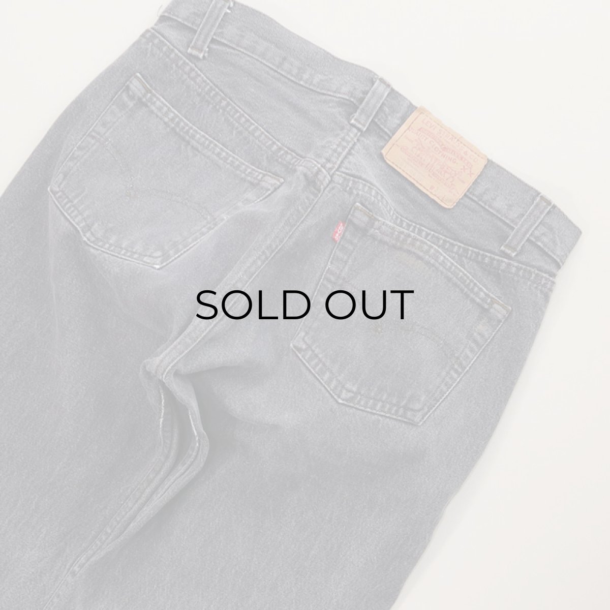 画像5: 80's LEVI'S 501 BLACK DENIM PANTS "made in USA"【W33 x L36 程度】 (5)