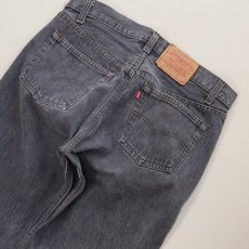 画像5: 80's LEVI'S 501 BLACK DENIM PANTS "made in USA"【W33 x L36 程度】 (5)