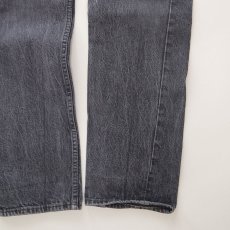 画像6: 80's LEVI'S 501 BLACK DENIM PANTS "made in USA"【W33 x L36 程度】 (6)