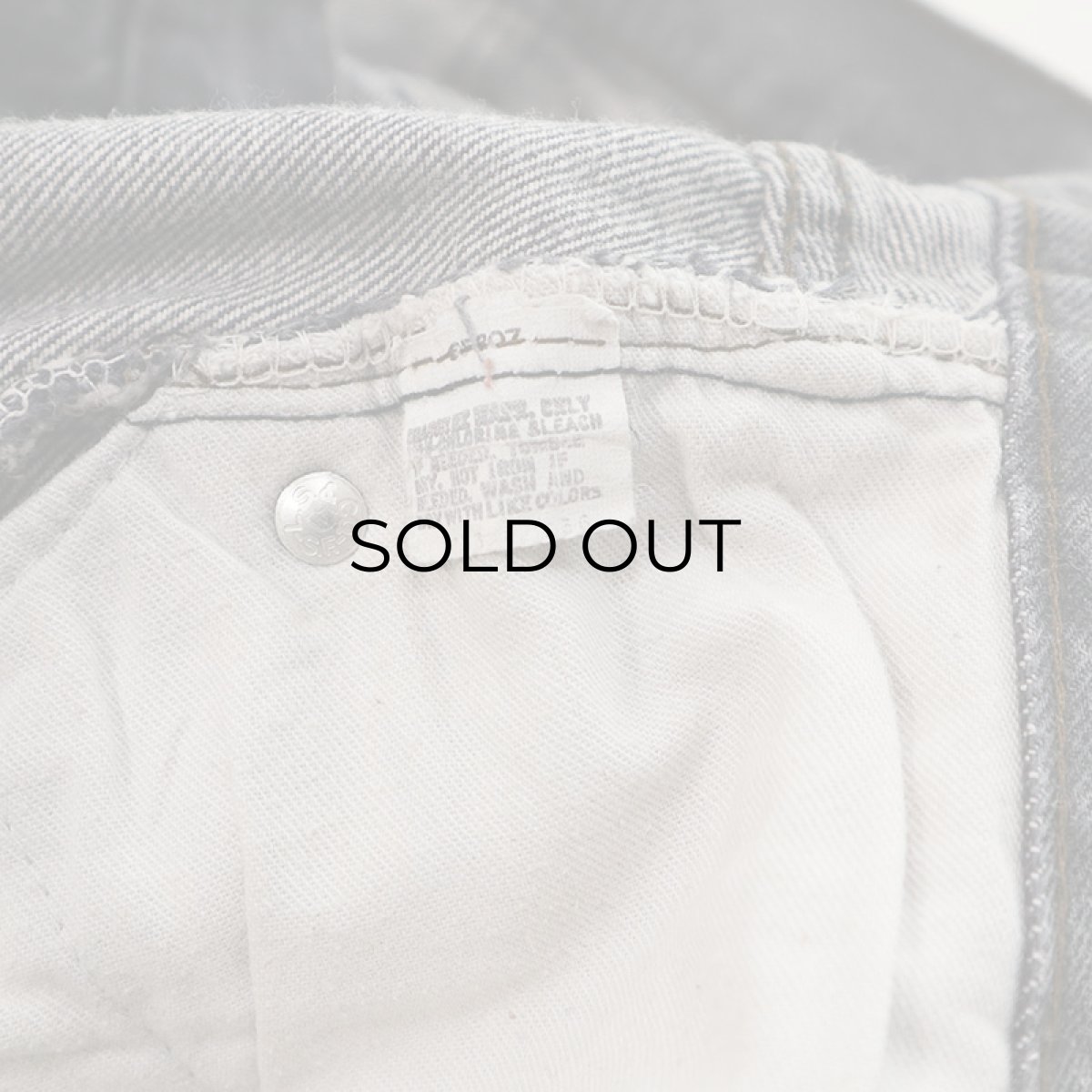 画像10: 80's LEVI'S 501 BLACK DENIM PANTS "made in USA"【W33 x L36 程度】 (10)