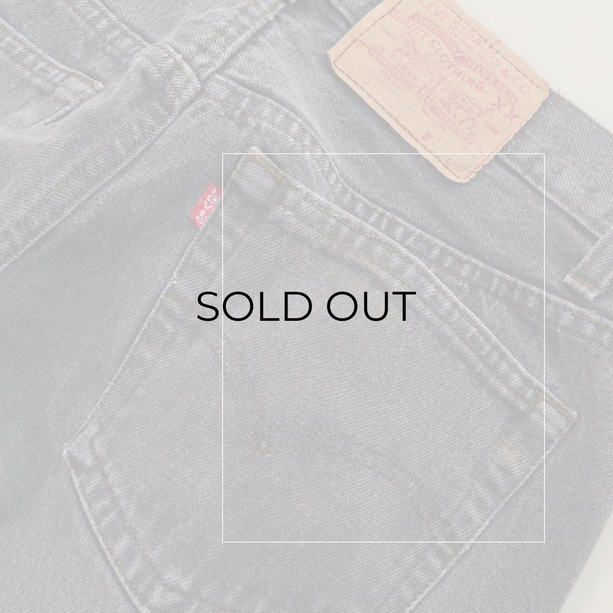 画像12: 80's LEVI'S 501 BLACK DENIM PANTS "made in USA"【W33 x L36 程度】 (12)